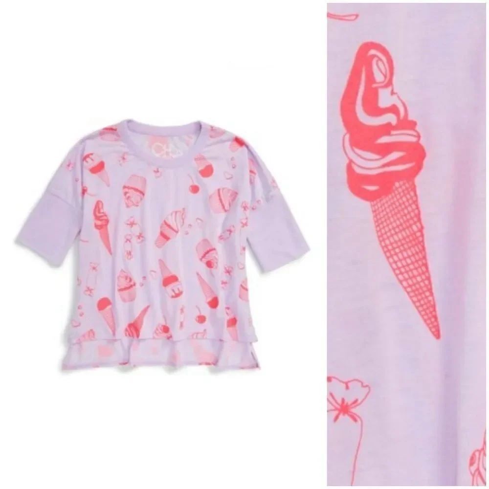Chaser Purple/Pink Yum Yum T Shirt Sz 14